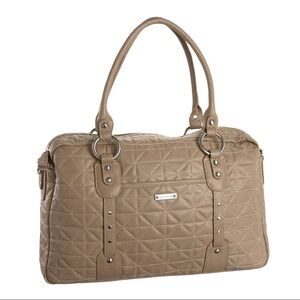 ❤️STORKSAK ELIZABETH QUILTED‎ DIAPER BAG